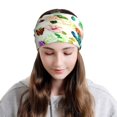 thumbnail image 5 of KLL Floral Vintage Pirnt Wicking Running Beanie Head Wrap Cycling Bandana for Men Women, 5 of 8