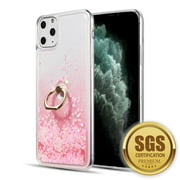 LE RING CASCADE LIQUIDE SPARKLING QUICKSAND TPU POUR IPHONE 11 PRO - GOLD / GREEN