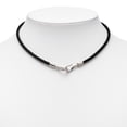 thumbnail image 6 of Pre-Owned Hermes Jumbo Choker Bracelet in Black with Silver Hardware, Leather and Metal,..., 6 of 6