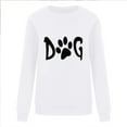 thumbnail image 2 of DDAPJ pyju Dog Mama Sweatshirt for Women ,Long Sleeve Pet Lover Crewneck Tunic Tops Cute Paw Graphic Pullover Sweatshirts Teen Girls Birthday Gifts, 2 of 3