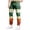 Green@GC@, variant on CONZONE St. Patrick's Day Mens Baggy Cargo Shorts Green Clover Graphic Buttons Cargo Pants for Men Lightweight Relaxed Fit Streetwear Workout Trousers With Pockets