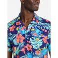 thumbnail image 2 of Lilo and Stitch Men's and Big Men's Graphic Button-Up Shirt, Sizes XS-3XL, 2 of 5
