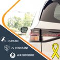 thumbnail image 4 of Magnet Me Up Support Bladder Cancer Awareness Yellow Ribbon Magnet Decal, 3.5x7 In, Vinyl Automotive Magnet, 4 of 7