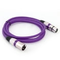thumbnail image 1 of Colorful 5.9ft DMX Stage DJ Cable  XLR 3Pin Male to Female Connector Wire, 1 of 9