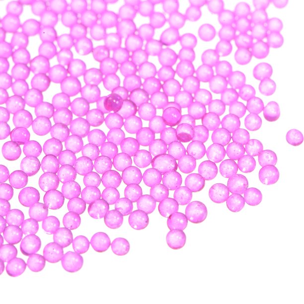 Cuentas de resina Burbuja Unique Bargains 450 g 1-1.5mm vidrio sin Agujero Rosa roja