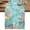 Teal Green, variant on Coastal Cotton Linen Table Runner for Dining Kitchen, Summer Nautical Beach Coral Starfish Blue Ombre Wedding Outdoor Party Tablerunners, Dresser Scarf Coffee Tablecloth Runners 13x48 Inches