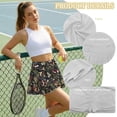 thumbnail image 5 of Xoenoiee Mushroom Berry Leaves Print Tennis Skirts for Women High Waisted Pleated Skirt with Pockets Shorts Athletic Skort Golf Outfits for Workout Pickleball, M, 5 of 5