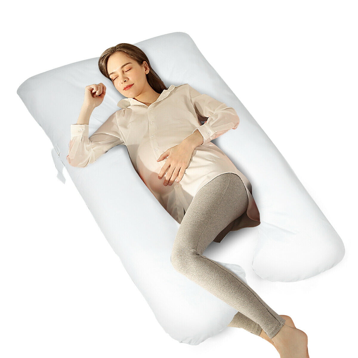 Oversized U-Shape Pregnancy Pillow Full Body Support Maternity Pillow or Cover 