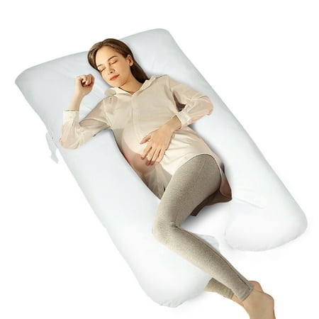 Costway Pregnancy Full Body Pillow U Shaped Maternity and Nursing Cushion w/3D EPE (Best Way To Get Pregnant At 40)