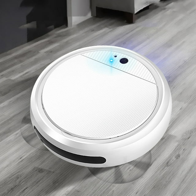 Bzdzmqm Robot Vacuum Cleaner Mop, Multi-Functional Intelligent Sweeping Robot, Quiet Low Noise Sweeping Machine For Pet Hair, Carpet, Hard Floor, Dusts, Stains Clearance, White