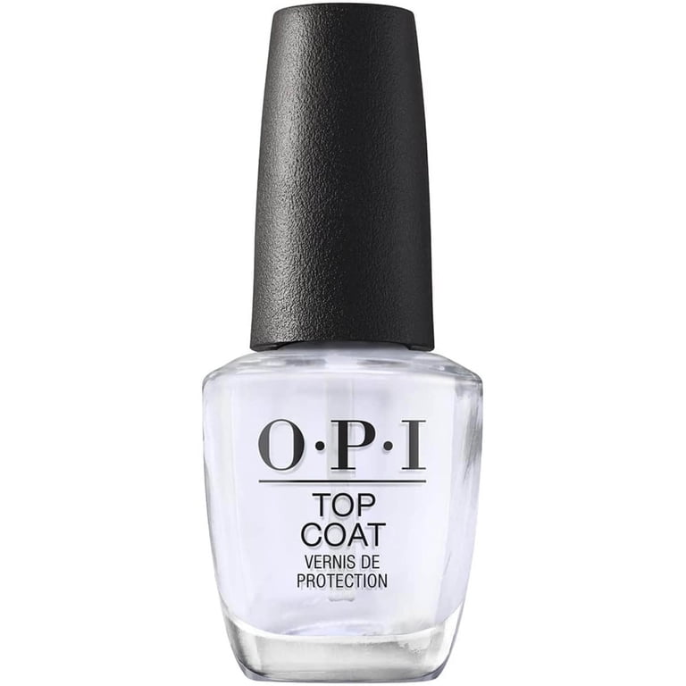 OPI Nail Lacquer Top Coat, Clear, 0.5 fl oz photo 1