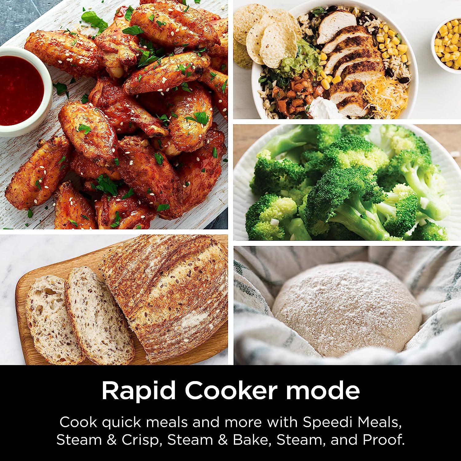 Ninja Speedi Rapid Cooker & Air Fryer SF302A, 6-Quart, 11-in-1 Functionality