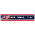 thumbnail image 6 of Decorative Design Happy Memorial Day Banner Polyester Material USA Flag for National Celebration Outdoor Event Indoor Decoration, 6 of 8