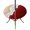 Red, variant on Round Outdoor Tablecloth with Umbrella Hole and Zipper, Red Coastal Beach Tablecloth with Elastic Waterproof, Farmhouse Abstract Ocean Waves Striped Patio Table Covers for 45" - 54" Pool Tables