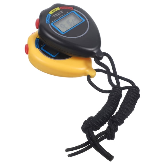AURARMLET 2Pcs Timer Watch Stopwatch Sports Digital Timer with Comfortable Grip and Assorted Colors