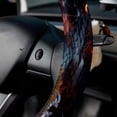 thumbnail image 5 of Halloween 14.5 Inch Printing PVC Leather Steering Wheel Cover Car Wheel Covers Auto Accessories, 5 of 6