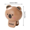 thumbnail image 3 of Bear-Shaped Toothbrush Case, Sanitary Holder For Kids Adults Travel & Daily Use, 3 of 9