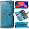 thumbnail image 3 of Dteck Magnetic Shock-Proof Premium PU leather wallet Case with Kickstand and Flip Cover For Samsung Galaxy A10 / M10 SM-M105, Blue, 3 of 3