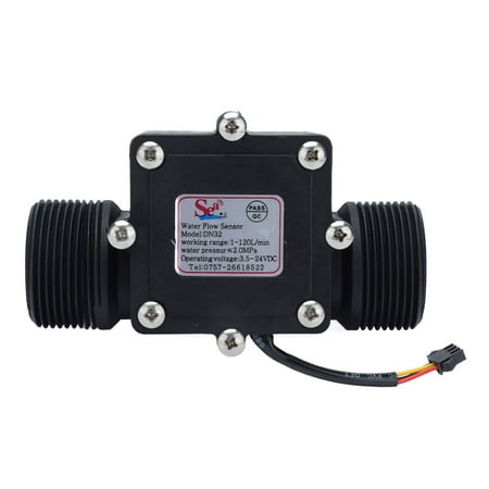 

Water Sensor Pipe Water Flowmeter YF-DN32 Good Sealing Performance For Drinking Fountain For Credit Card Machine