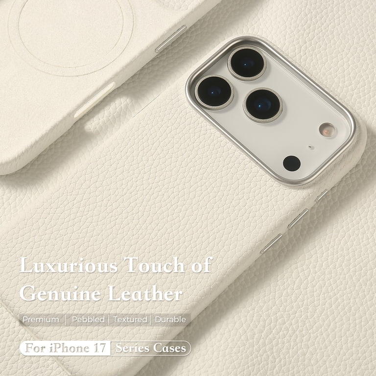 Genuine Leather Case for iPhone 17 Pro Max (6.9 inch)，Premium