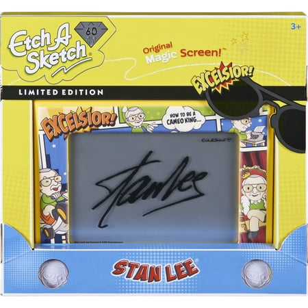 Etch A Sketch Classic, Stan Lee Limited-Edition Drawing Toy with Magic Screen, for Ages 3 and up