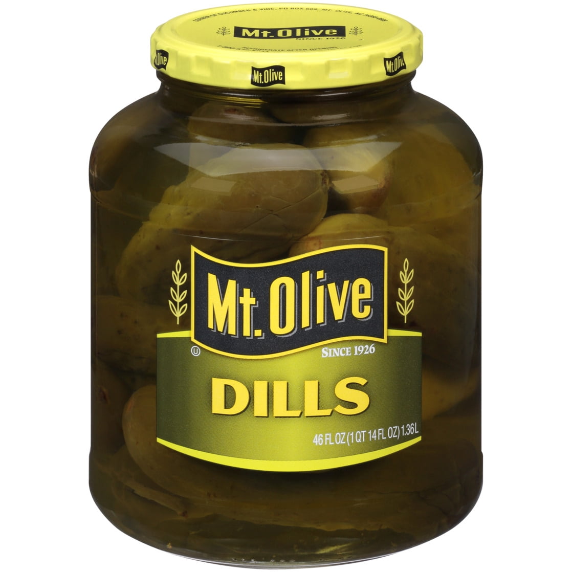 Mt. Olive Whole Dills Pickles - 46 fl oz jar