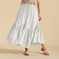 thumbnail image 4 of Njagoc3 Womens High - Waisted Flowy Utility - Style Maxi Skirt - Casual for Summer Lounging, 4 of 6