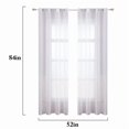 thumbnail image 3 of Coofit Rideau de Fenêtre en Polyester, Voilage pour Porte, Rideau à Poche pour Tringle pour Salon, 3 of 10