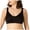 Black, variant on NIEWTR Front Closure Bras for Older Women, No Underwire Comfort Bras | Front Closure Bras for Women, No Underwire, Soft, Wireless Snap Closing (Red,80D)