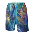 thumbnail image 4 of Fotbe Colorful Winged Dolphin Trajes de Baño Estampados para Hombre, Shorts de Verano de Secado Rápido, Ropa de Playa, Bañadores-Large, 4 of 6