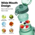 thumbnail image 6 of GEDUX 32oz Sports Water Bottle with Time Marker BPA Free Leak Proof Wide Mouth Lightweight Sport Travel Water Bottle, 6 of 7
