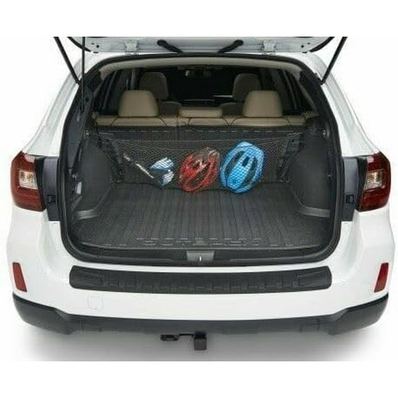 EACCESSORIES EA Rear Trunk Organizer Cargo Net for Subaru Outback 2015-2018 – Envelope Style Cargo Net for Wagon – Premium Mesh Car Trunk Organizer Vehicle Carrier Storage – Compatible with Outback