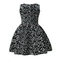 thumbnail image 2 of Girls Black Sleeveless Dress Halloween Casual Party Dress 3-8 Year, 2 of 7