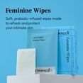 thumbnail image 2 of Lactomedi Hypoallergenic Feminine Wipes, Unscented, Individually Wrapped, pH-Balanced, Flushable, 15 Count, 2 of 9