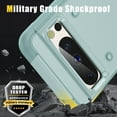 thumbnail image 4 of Allytech for Google Pixel 8 Pro 5G Rugged Case, Military Grade Shockproof Anti-Stain Heavy Duty Hybrid Case with Invisible Kickstand, Soft TPU + Hard PC Phone Case for Google Pixel 8 Pro - Mint, 4 of 7