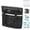 Two Zip Pockets, Black, variant on Fammart Mesh Shower Caddy Portable with Drawstring and 7 Deeper Pockets for College Dorm Essentials, Hanging Shower Caddy Basket,Quick-Dry Shower Tote Bag for Toiletry,Bathroom,Camp,Gym, Black