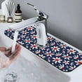 thumbnail image 7 of Xecao Daisy Flowers for Kitchen Sink Splash Guard Faucet Mat , Faucet Guard & Draining mat, (15" X 5.5" ), 7 of 7