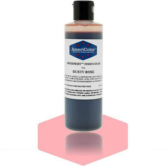 AmeriColor AmeriMist Dusty Rose, 9 Ounce, Airbrush Food Color