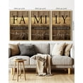 thumbnail image 4 of SHENIFY Home Family Wall Decor 16x24in3pcs Natural Framed Farmhouse Sign Wall Hanging Decor Rustic Netural Quotes Prints Artwork for Home Dining Room Kitchen, 4 of 5