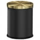thumbnail image 1 of Cubo de basura LEASYLIFE de 15 l/4 galones para baño/cocina con tapa negra, 1 of 7