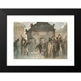 thumbnail image 2 of Constantin Guys 14x11 Black Modern Framed Museum Art Print Titled - Old Soldiers of The&nbsp;Empire (ca.&nbsp;1856), 2 of 5