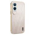 thumbnail image 1 of KADEM For OnePlus Nord CE4 Lite 5G Case Electroplating Silk Texture PU + TPU Phone Back Cover - Gree, 1 of 5