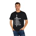thumbnail image 4 of Inspiring Hispanic Renewed Christianity Statements Devotee Motivational Spanish Religious Uplifting Verses Unisex Garment-Dyed T-shirt, 4 of 4