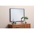 thumbnail image 2 of Elegant Decor MR4071BL 24 x 32 in. Metal Frame Rectangle Mirror, Blue, 2 of 2