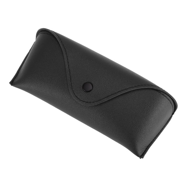Estuche para gafas con botón a presión Unique Bargains, almacenamiento portátil para gafas 6.89"x2.95"x1.77" negro