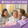 thumbnail image 2 of Gifts for Mom, Mom Gifts, Mom Birthday Gifts Ideas, Birthday Gifts for Mom, Mom Blanket Soft & Warm, Best Gift from Daughter Son for Mothers Day Christmas 60x50 Inch Purple, 2 of 5