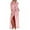 Pink, variant on Lxkfashion Hooded Bathrobes for Women, Soft Long Towel Robes for Women, Plush Fleece Long Bath Robe for Women, Pink