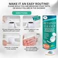 thumbnail image 3 of Ultrasonic Retainer Cleaner Solution Concentrate - Ultrasonic Denture Cleaner for Ultrasonic Machines - Cleans Mouthguards, aligners, and Nightguards - Updated Formula (16 oz, Mint), 3 of 7