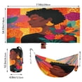 thumbnail image 2 of Hanging Hammock Portable Travel Camping For Outdooor Beach Camping Hiking Holding Roses, 2 of 8