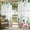 Pink, variant on Outdoor Curtains for Patio Waterproof, Spring Pink Roses Outdoor Privacy Panels Grommet, Pastoral Eucalyptus Leaves Gray Wooden Blackout Outside Curtains for Porch/Cabana 54"x95", 2 Panels